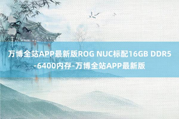 万博全站APP最新版ROG NUC标配16GB DDR5-6400内存-万博全站APP最新版